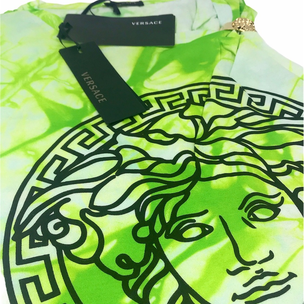 Brand New Versace Tie-Dye Medusa T-Shirt